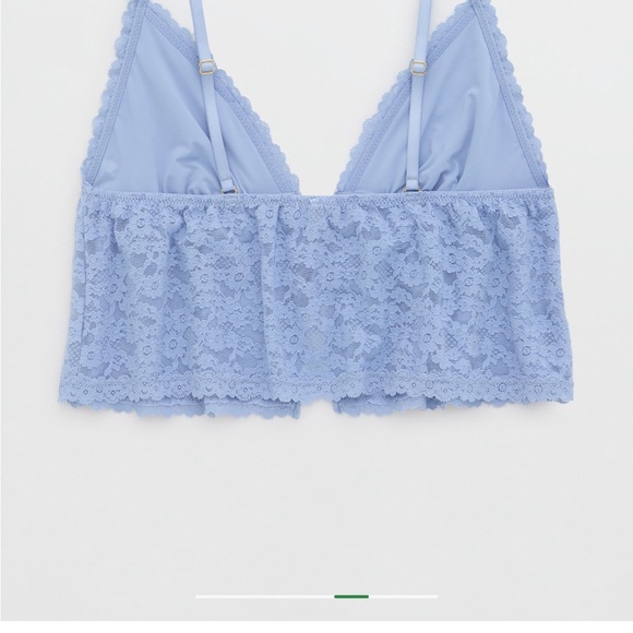Aerie show off vintage lace tie front bra top - Picture 10 of 12
